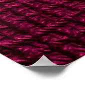 Rosa Leder Poster (Ecke)