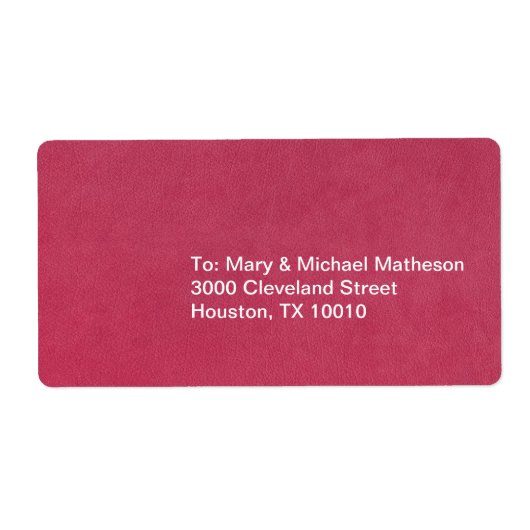 rosa Lederaussehen (Vorne)