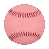 Rosa Lederkörbe Baseball (Vorderseite)