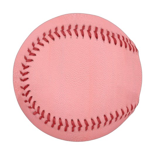 Rosa Lederkörbe Baseball (Vorderseite Links)