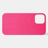 Rosa Lederoptik Case-Mate iPhone Hülle (Rückseite (Horizontal))