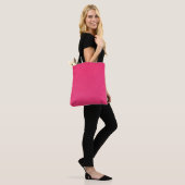 Rosa Lederoptik Tasche (Am Model)