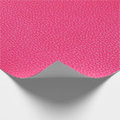 Rosa Lederstruktur Geschenkpapier (Ecke)