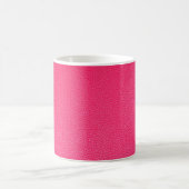 Rosa Lederstruktur Kaffeetasse (Mittel)