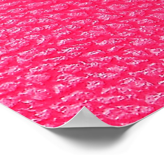 Rosa Ledertextur Poster (Ecke)