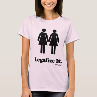 Rosa legalisieren homosexuelle Heirat-Shirt T-Shirt