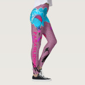Rosa legging Elf-Staub-Gleitschirmfliegen Leggings (Rechts)
