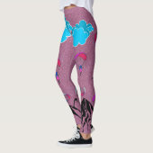 Rosa legging Elf-Staub-Gleitschirmfliegen Leggings (Links)