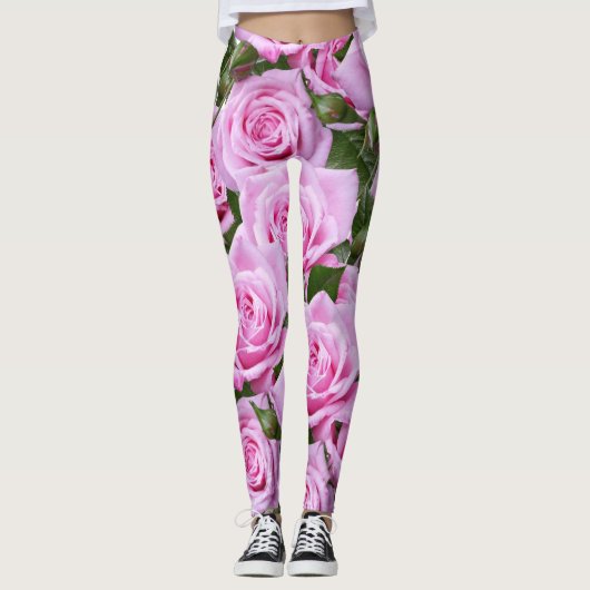 Rosa Leggings (Vorderseite)