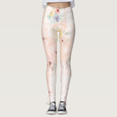 Rosa Leggings (Vorderseite)