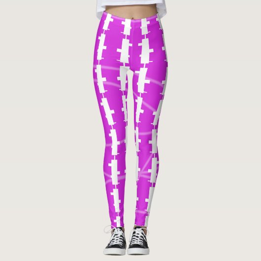 Rosa Leggings (Vorderseite)