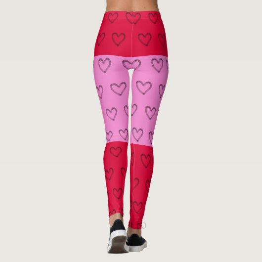 Rosa Leggings (Rückseite)