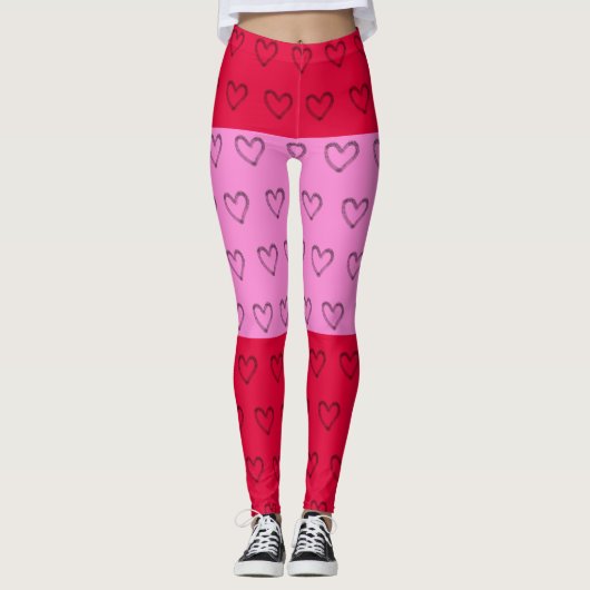 Rosa Leggings (Vorderseite)
