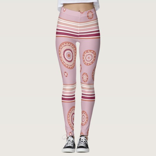 Rosa Leggings (Vorderseite)