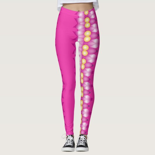 Rosa Leggings (Vorderseite)