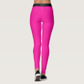 Rosa Leggings Schwarzer Streifen oder Farbauswahl (Rückseite)