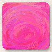 rosa Leidenschaft Getränkeuntersetzer (Vorderseite)