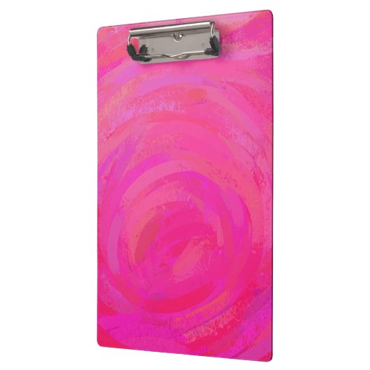 rosa Leidenschaft Klemmbrett (Links)