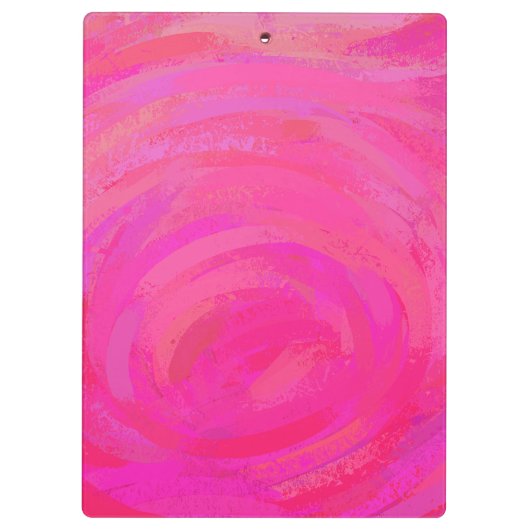 rosa Leidenschaft Klemmbrett (Rückseite)