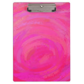 rosa Leidenschaft Klemmbrett (Vorderseite)