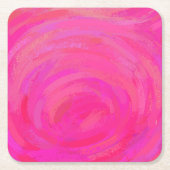 rosa Leidenschaft Rechteckiger Pappuntersetzer (Vorderseite)