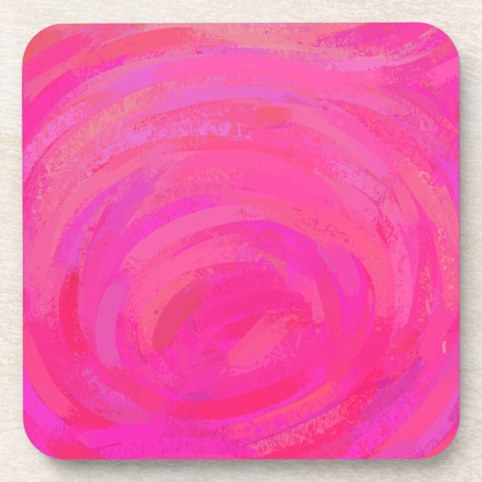 rosa Leidenschaft Untersetzer (Vorderseite)