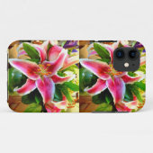 Rosa Leinenkoffer Case-Mate iPhone Hülle (Rückseite (Horizontal))