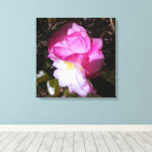 Rosa Leinwand der Kamelien (Insitu (Holzboden))