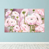 Rosa Leinwand drucken - Malerei (Insitu (Holzboden))