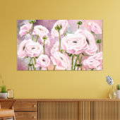 Rosa Leinwand drucken - Malerei (Insitu (Wohnzimmer))