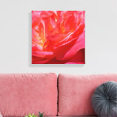 Rosa Leinwand Kunst druckt Rose Blume (Insitu (Wohnzimmer))