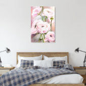 Rosa Leinwand - Malerei (Insitu (Schlafzimmer))