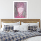 Rosa Leinwanddruck (Insitu (Schlafzimmer))
