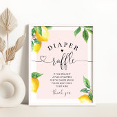 Rosa Lemon-Windeln - Zeichen Poster