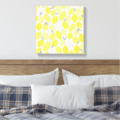 Rosa Lemonade von Origami Prints Art Print Leinwan Leinwanddruck (Insitu (Schlafzimmer))