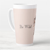 Rosa Leopard-Bogen Sei Wild Milchtasse (Linke Ecke)