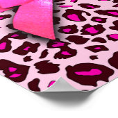 Rosa-leopard-Buggrafik Poster (Ecke)