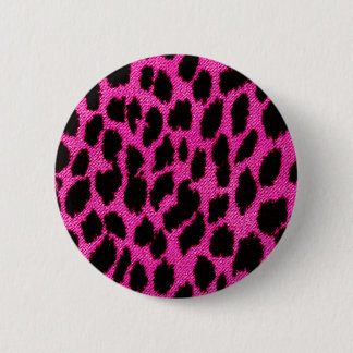 Rosa Leopard Button