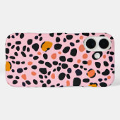 Rosa Leopard Case-Mate iPhone Hülle (Rückseite (Horizontal))