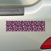 Rosa Leopard-Druck Autoaufkleber (Auf Auto)