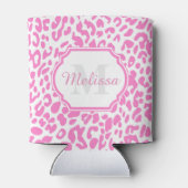 Rosa Leopard-Druck Dosenkühler (Rückseite)