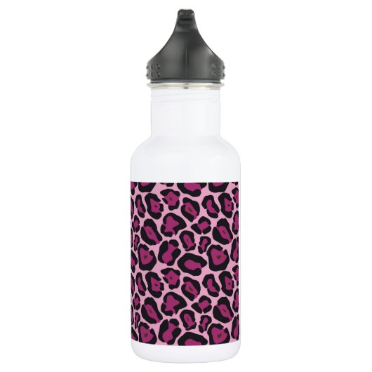 Rosa Leopard-Druck Trinkflasche (Rechts)