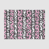 Rosa Leopard drucken Fettgewebe Seidenpapier (Vorderseite)