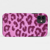 Rosa Leopard Druckhaut Fur Case-Mate iPhone Hülle (Rückseite (Horizontal))