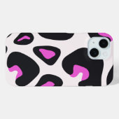 Rosa Leopard-Farbe Case-Mate iPhone Hülle (Rückseite (Horizontal))