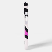 Rosa Leopard-Farbe Case-Mate iPhone Hülle (Rückseite / Links)