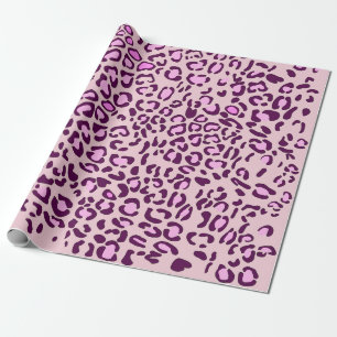 Rosa Leopard-Farbe Geschenkpapier
