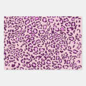 Rosa Leopard-Farbe Geschenkpapier Set (Vorderseite 2)