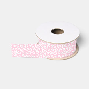 Rosa Leopard-Gepard-Druck Ripsband