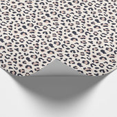 Rosa Leopard Geschenkpapier (Ecke)
